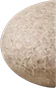 Beige pebble, far right separated as its own transparent layer